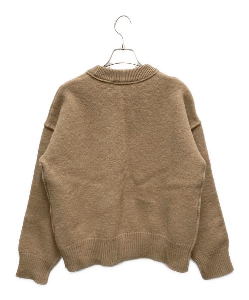 ami（アミ）ami (アミ) 厚手ニット ブラウン サイズ:SIZE Freeの古着・服飾アイテム