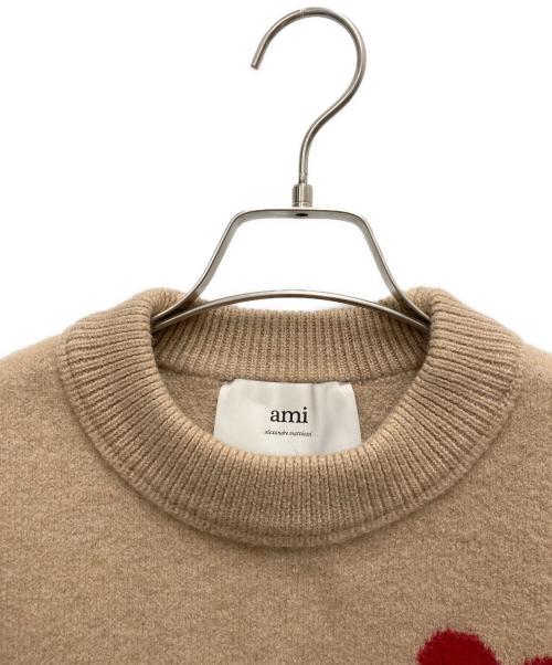 ami（アミ）ami (アミ) 厚手ニット ブラウン サイズ:SIZE Freeの古着・服飾アイテム
