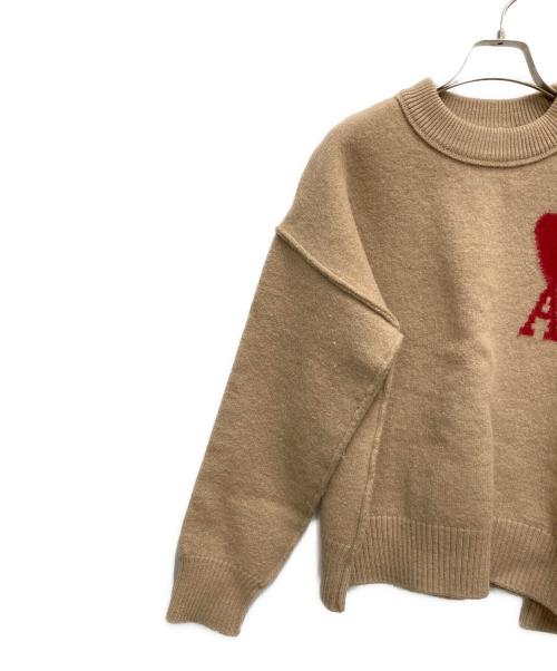 ami（アミ）ami (アミ) 厚手ニット ブラウン サイズ:SIZE Freeの古着・服飾アイテム