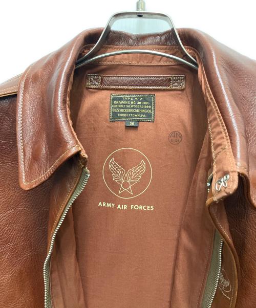 BUZZ RICKSON'S（バズリクソンズ）BUZZ RICKSON'S (バズリクソンズ) A-2フライトジャケット ブラウン サイズ:SIZE 38の古着・服飾アイテム