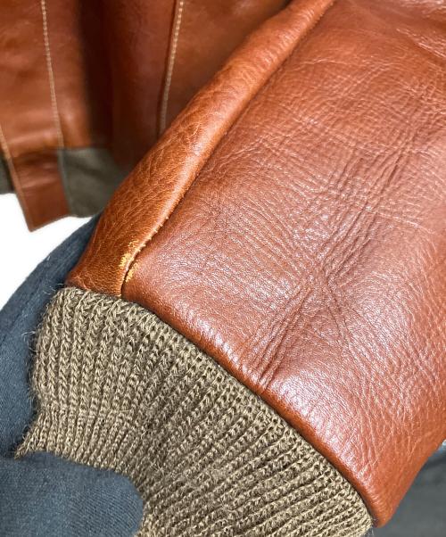 BUZZ RICKSON'S（バズリクソンズ）BUZZ RICKSON'S (バズリクソンズ) A-2フライトジャケット ブラウン サイズ:SIZE 38の古着・服飾アイテム