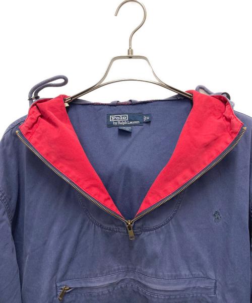 POLO RALPH LAUREN（ポロ・ラルフローレン）POLO RALPH LAUREN (ポロ・ラルフローレン) アノラックパーカー ネイビー サイズ:SIZE Ｓの古着・服飾アイテム