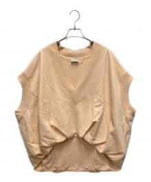 DRIES VAN NOTEN（ドリスヴァンノッテン）の古着「ノースリーブスウェット」｜オレンジ