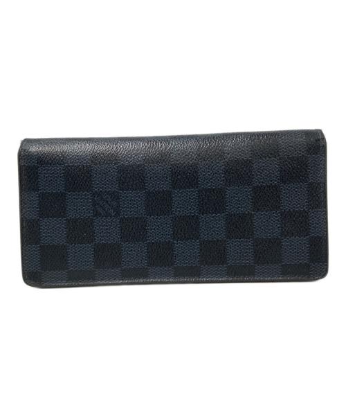 LOUIS VUITTON（ルイ ヴィトン）LOUIS VUITTON (ルイ ヴィトン) 長財布　ダミエ・グラフィット　ポルトフォイユ ブラザ ブラックの古着・服飾アイテム