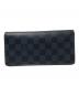 LOUIS VUITTON（ルイ ヴィトン）の古着「長財布　ダミエ・グラフィット　ポルトフォイユ ブラザ」｜ブラック