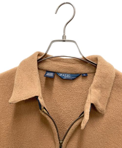 POLO RALPH LAUREN（ポロ・ラルフローレン）POLO RALPH LAUREN (ポロ・ラルフローレン) フリーススイングトップジャケット ブラウン サイズ:SIZE Lの古着・服飾アイテム