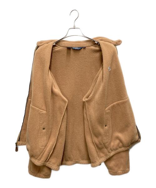 POLO RALPH LAUREN（ポロ・ラルフローレン）POLO RALPH LAUREN (ポロ・ラルフローレン) フリーススイングトップジャケット ブラウン サイズ:SIZE Lの古着・服飾アイテム