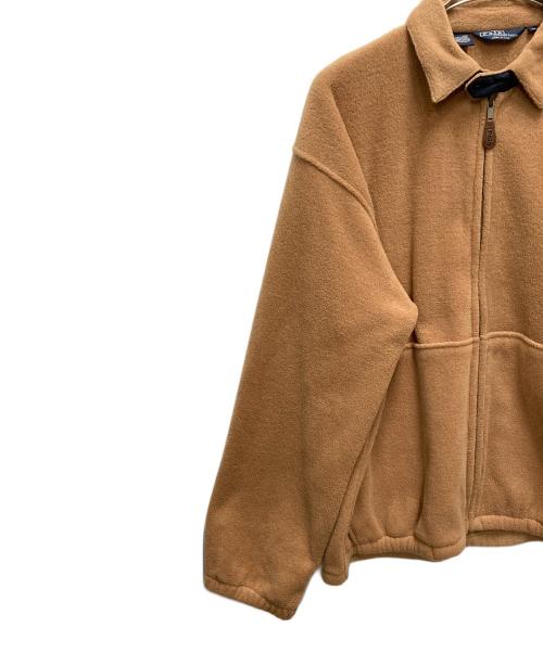 POLO RALPH LAUREN（ポロ・ラルフローレン）POLO RALPH LAUREN (ポロ・ラルフローレン) フリーススイングトップジャケット ブラウン サイズ:SIZE Lの古着・服飾アイテム