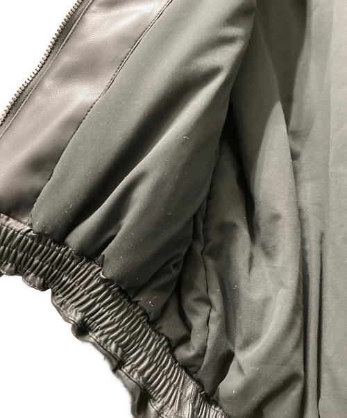 WE RTHY（ワーシー）WE RTHY (ワーシー) フェイクレザーブルゾン ブラック サイズ:サイズ Freeの古着・服飾アイテム