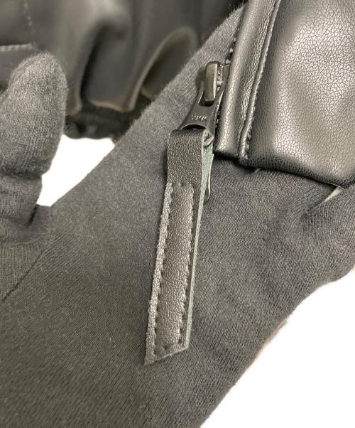 WE RTHY（ワーシー）WE RTHY (ワーシー) フェイクレザーブルゾン ブラック サイズ:サイズ Freeの古着・服飾アイテム