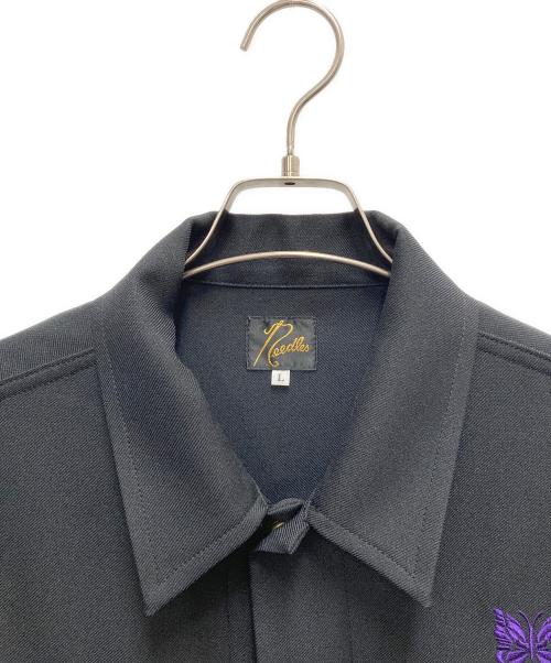 Needles（ニードルズ）Needles (ニードルズ) シャツジャケット　LQ0171 ブラック サイズ:SIZE Lの古着・服飾アイテム