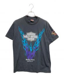 HARLEY-DAVIDSON（ハーレーダビッドソン）の古着「半袖カットソー　USA製/古着」｜ブラック