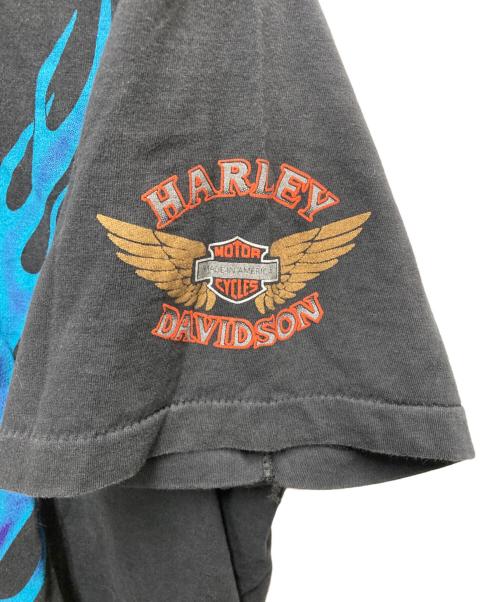 HARLEY-DAVIDSON（ハーレーダビッドソン）HARLEY-DAVIDSON (ハーレーダビッドソン) 半袖カットソー　USA製/古着 ブラック サイズ:SIZE XLの古着・服飾アイテム