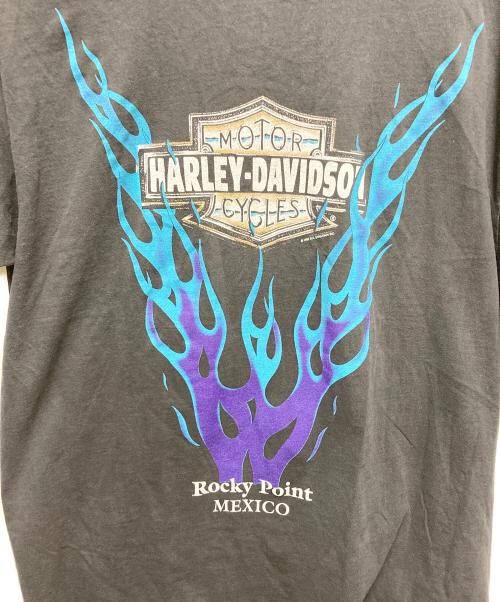HARLEY-DAVIDSON（ハーレーダビッドソン）HARLEY-DAVIDSON (ハーレーダビッドソン) 半袖カットソー　USA製/古着 ブラック サイズ:SIZE XLの古着・服飾アイテム