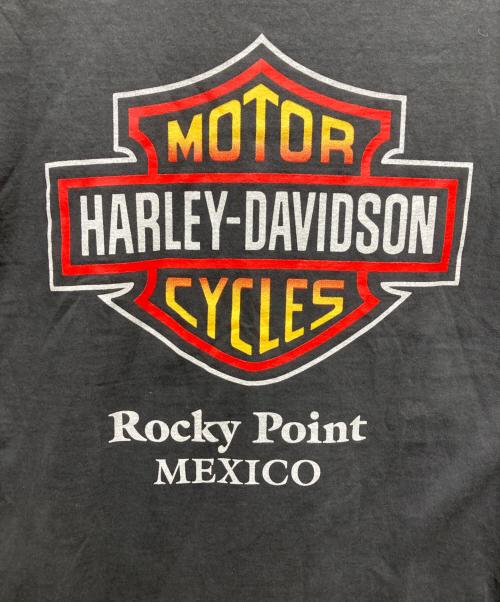 HARLEY-DAVIDSON（ハーレーダビッドソン）HARLEY-DAVIDSON (ハーレーダビッドソン) 半袖カットソー　USA製/古着 ブラック サイズ:SIZE XLの古着・服飾アイテム