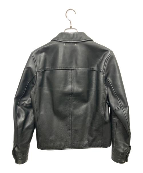 COACH（コーチ）COACH (コーチ) シングルライダースジャケット　F85841 ブラック サイズ:サイズ Ｓの古着・服飾アイテム