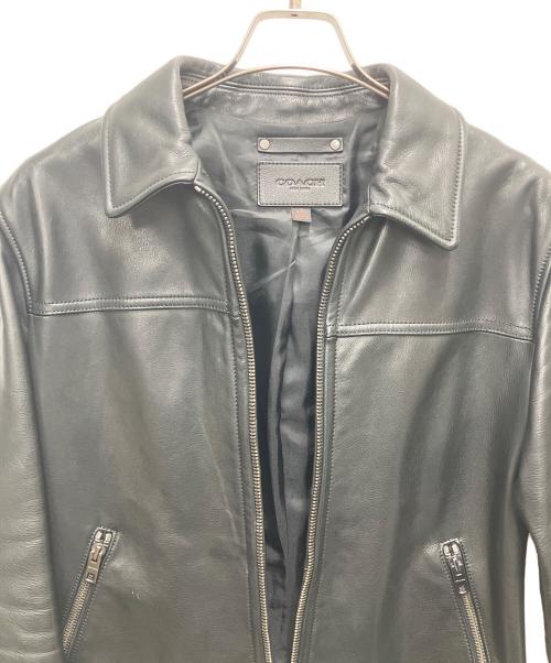 COACH（コーチ）COACH (コーチ) シングルライダースジャケット　F85841 ブラック サイズ:サイズ Ｓの古着・服飾アイテム