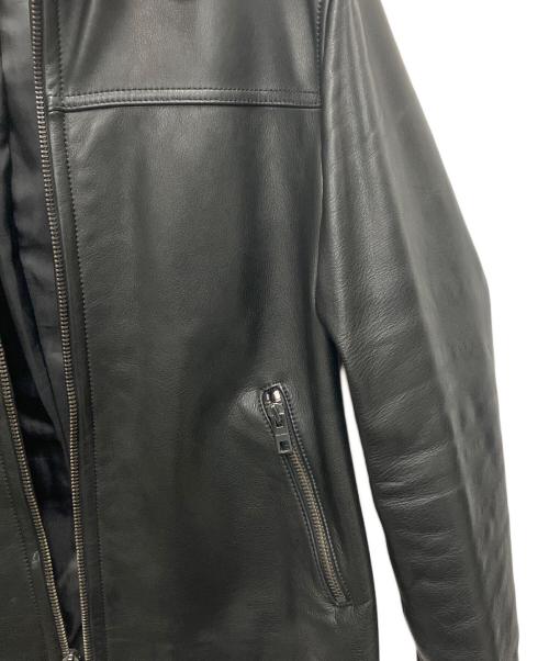 COACH（コーチ）COACH (コーチ) シングルライダースジャケット　F85841 ブラック サイズ:サイズ Ｓの古着・服飾アイテム