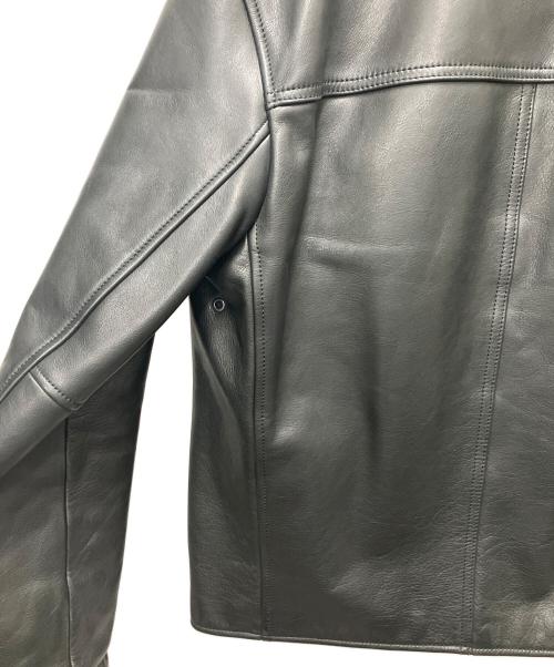COACH（コーチ）COACH (コーチ) シングルライダースジャケット　F85841 ブラック サイズ:サイズ Ｓの古着・服飾アイテム