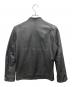 MICHEL KLEIN HOMME (ミッシェルクラン オム) シングルライダースジャケット ブラック サイズ:サイズ 46：20000円
