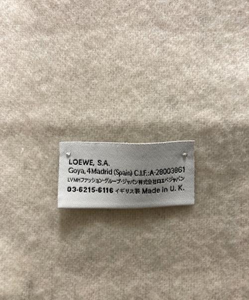 LOEWE（ロエベ）LOEWE (ロエベ) マフラー　アナグラム グレーの古着・服飾アイテム