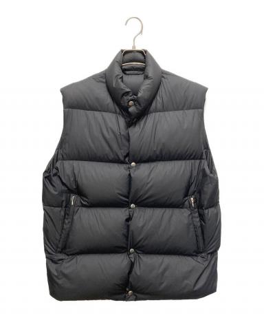 むっちゃんさん専用[最安値]comoli コモリ ダウンベスト SIZE3 中古・古着通販】COMOLI (コモリ) ダウンベスト ブラック サイズ:SIZE