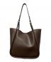 CHARLES & KEITH (チャールズアンドキース) ライラ チューブラスランチートートバッグ ブラウン：10000円