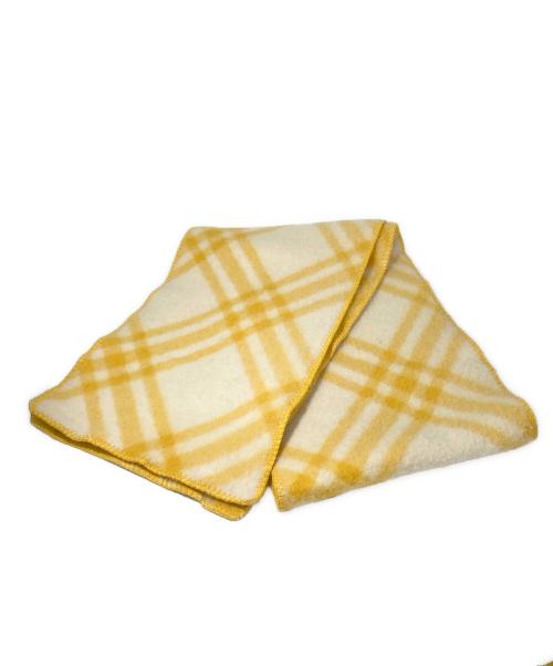 BURBERRY（バーバリー）BURBERRY (バーバリー) マフラー イエローの古着・服飾アイテム