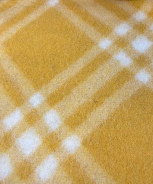 BURBERRY（バーバリー）BURBERRY (バーバリー) マフラー イエローの古着・服飾アイテム