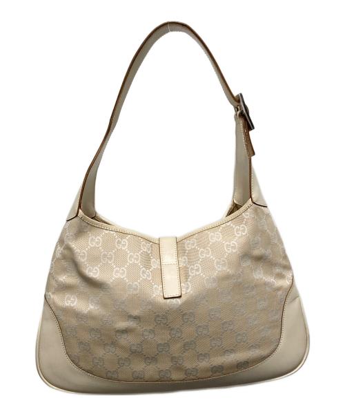 GUCCI（グッチ）GUCCI (グッチ) ワンショルダーバッグ　GGキャンバス ベージュの古着・服飾アイテム