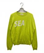 WIND AND SEAウィンダンシー）の古着「厚手ニット」｜イエロー