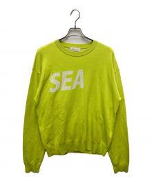 WIND AND SEA（ウィンダンシー）の古着「厚手ニット」｜イエロー