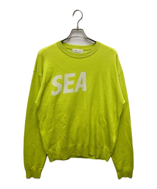 WIND AND SEA（ウィンダンシー）WIND AND SEA (ウィンダンシー) 厚手ニット イエロー サイズ:サイズ Ｌの古着・服飾アイテム
