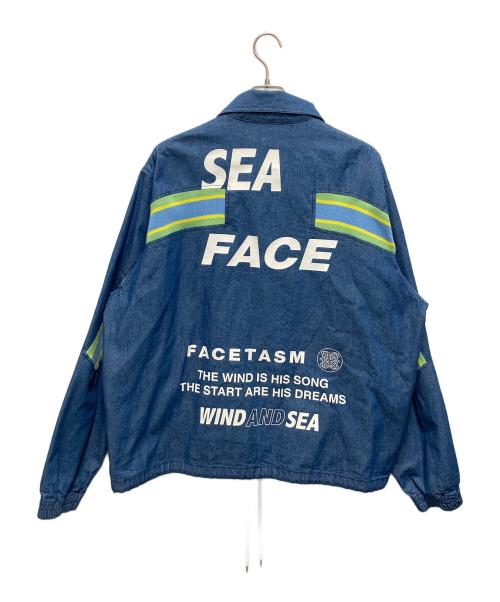 WIND AND SEA（ウィンダンシー）WIND AND SEA (ウィンダンシー) デニムコーチジャケット インディゴ サイズ:サイズ 4の古着・服飾アイテム