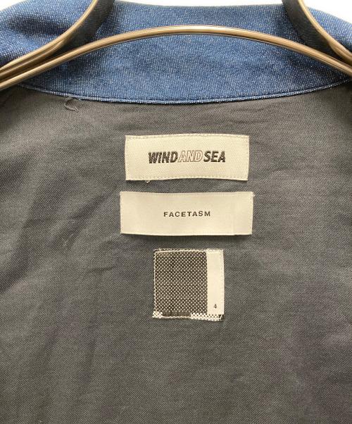 WIND AND SEA（ウィンダンシー）WIND AND SEA (ウィンダンシー) デニムコーチジャケット インディゴ サイズ:サイズ 4の古着・服飾アイテム