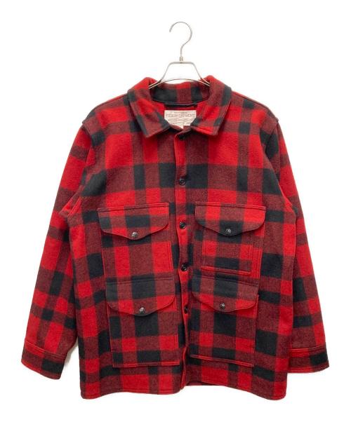FILSON GARMENT（フィルソン ガーメント）FILSON GARMENT (フィルソン ガーメント) マッキーノクルーザージャケット　USA製 レッド サイズ:SIZE 40の古着・服飾アイテム