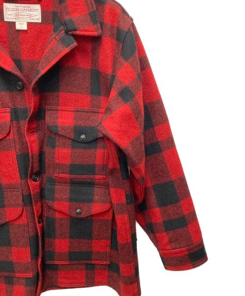 FILSON GARMENT（フィルソン ガーメント）FILSON GARMENT (フィルソン ガーメント) マッキーノクルーザージャケット　USA製 レッド サイズ:SIZE 40の古着・服飾アイテム