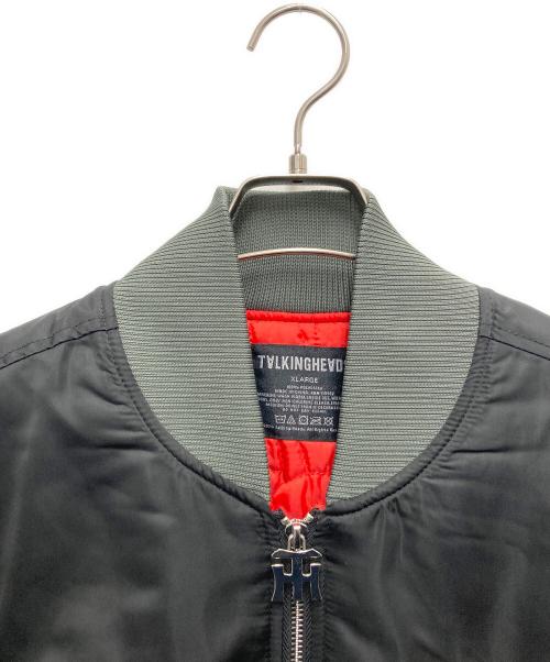 TalkingHeads（トーキング・ヘッズ）TalkingHeads (トーキング・ヘッズ) 中綿ブルゾン ブラック サイズ:SIZE XL　の古着・服飾アイテム
