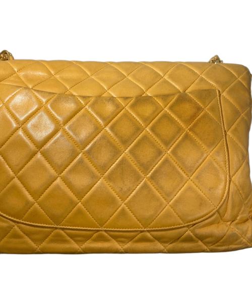 CHANEL（シャネル）CHANEL (シャネル) チェーンショルダーバッグ　マトラッセ イエローの古着・服飾アイテム
