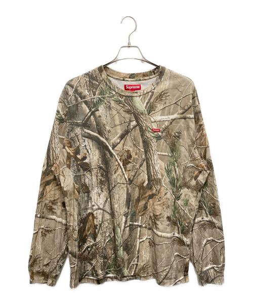 SUPREME（シュプリーム）SUPREME (シュプリーム) 長袖カットソー　	SmallBox TeeRealtree ブラウン サイズ:SIZE Lの古着・服飾アイテム