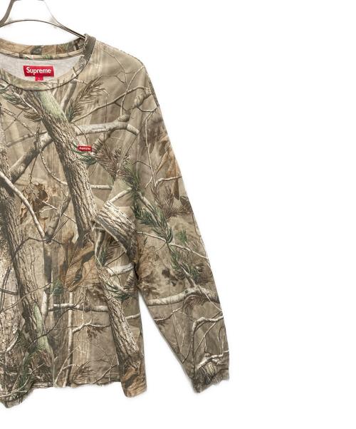 SUPREME（シュプリーム）SUPREME (シュプリーム) 長袖カットソー　	SmallBox TeeRealtree ブラウン サイズ:SIZE Lの古着・服飾アイテム