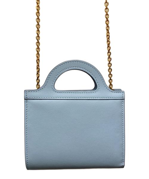 MARNI（マルニ）MARNI (マルニ) レザーチェーンショルダーウォレット ブルーの古着・服飾アイテム