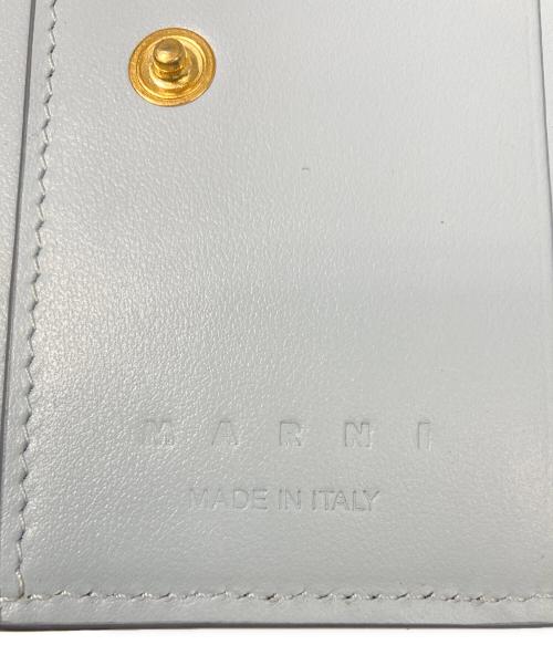 MARNI（マルニ）MARNI (マルニ) レザーチェーンショルダーウォレット ブルーの古着・服飾アイテム