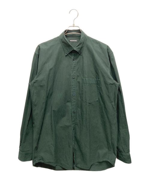 BALENCIAGA（バレンシアガ）BALENCIAGA (バレンシアガ) 長袖シャツ グリーン サイズ:SIZE 38の古着・服飾アイテム