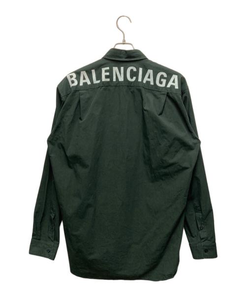 BALENCIAGA（バレンシアガ）BALENCIAGA (バレンシアガ) 長袖シャツ グリーン サイズ:SIZE 38の古着・服飾アイテム