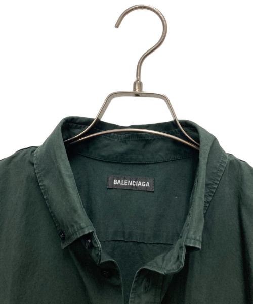 BALENCIAGA（バレンシアガ）BALENCIAGA (バレンシアガ) 長袖シャツ グリーン サイズ:SIZE 38の古着・服飾アイテム