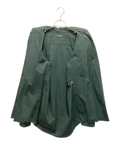 BALENCIAGA（バレンシアガ）BALENCIAGA (バレンシアガ) 長袖シャツ グリーン サイズ:SIZE 38の古着・服飾アイテム