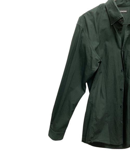 BALENCIAGA（バレンシアガ）BALENCIAGA (バレンシアガ) 長袖シャツ グリーン サイズ:SIZE 38の古着・服飾アイテム