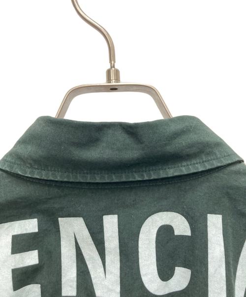 BALENCIAGA（バレンシアガ）BALENCIAGA (バレンシアガ) 長袖シャツ グリーン サイズ:SIZE 38の古着・服飾アイテム