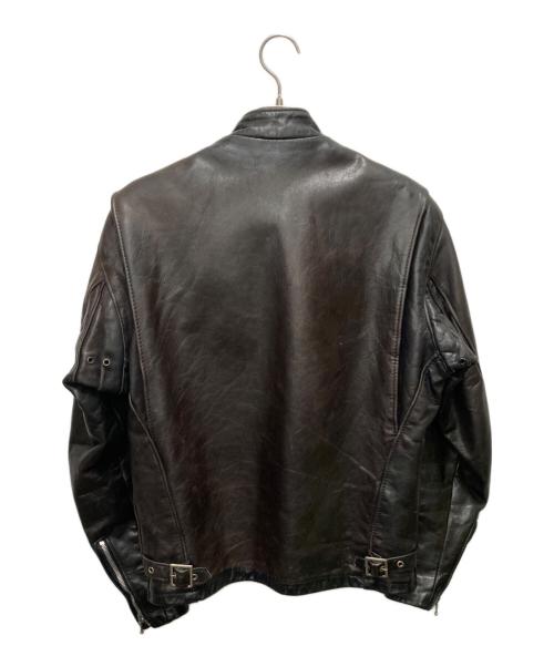 Schott（ショット）Schott (ショット) シングルライダースジャケット　641 ブラウン サイズ:SIZE 38の古着・服飾アイテム